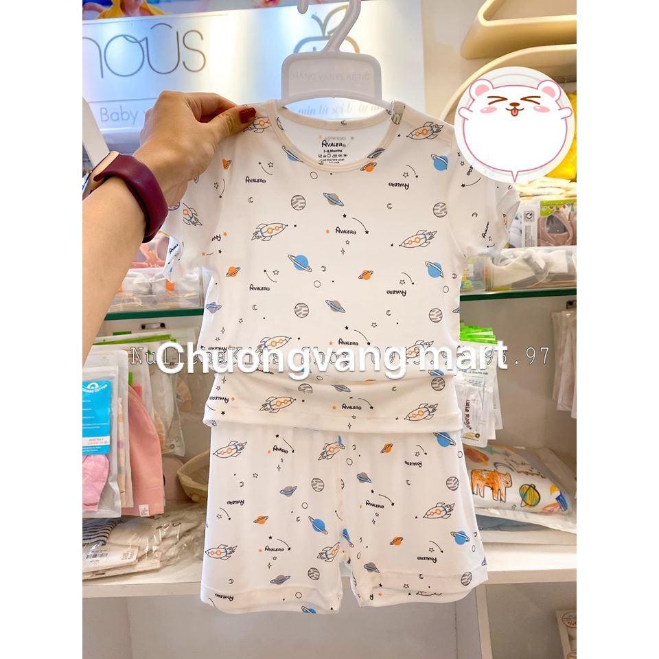 Bộ cộc cài vai Avaler chất Petit hoạ tiết cho bé