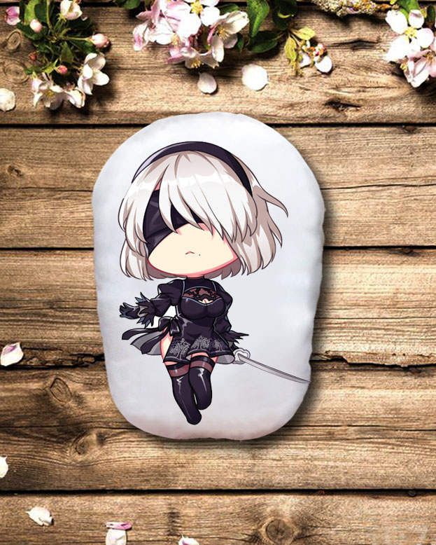 Gấu bông Nier Automata 2b in 2mặt