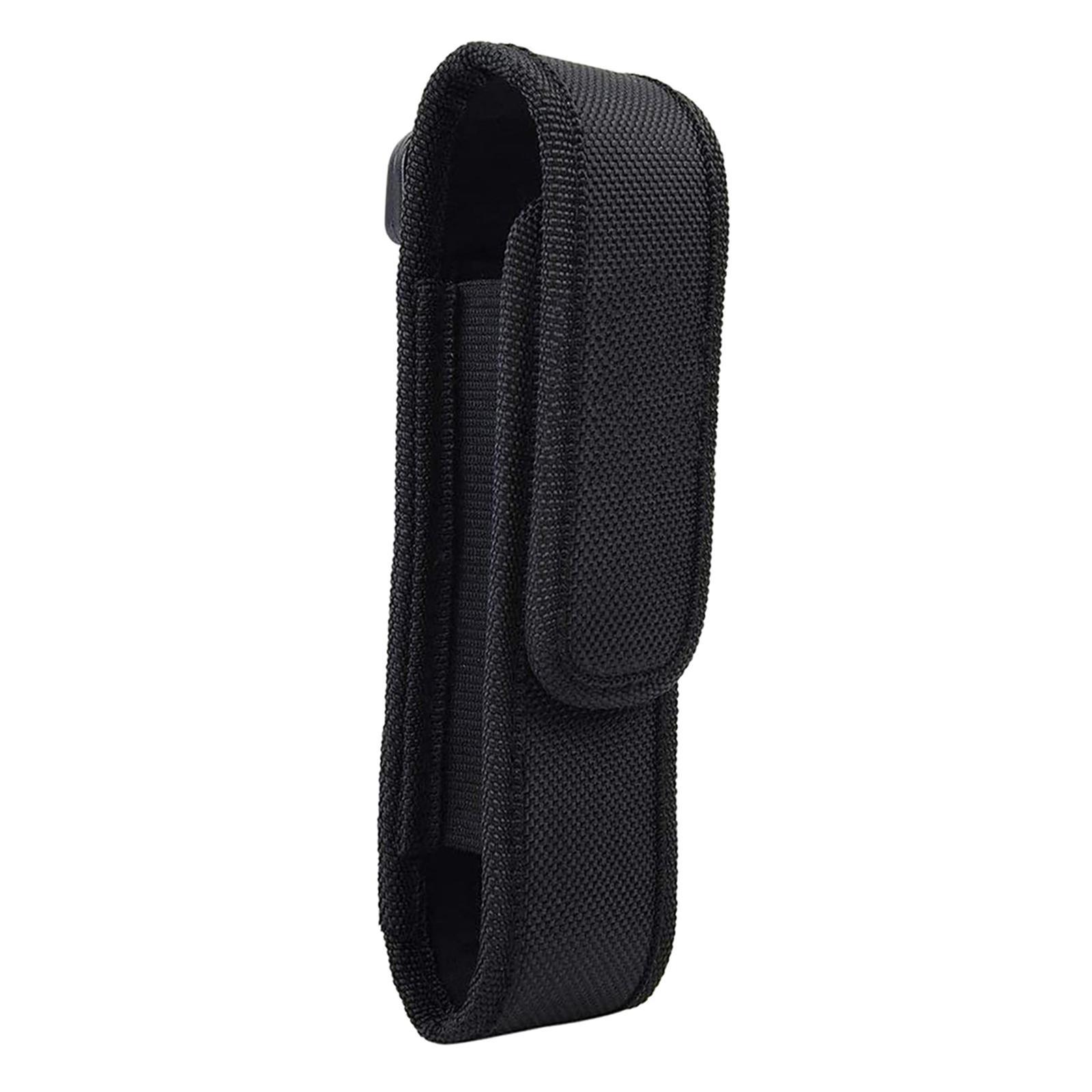 Portable Flashlight Adjustable Nylon Durable Flashlight Protect Case Flashlight Storage Bag for Hiking Walking Cycling Camping