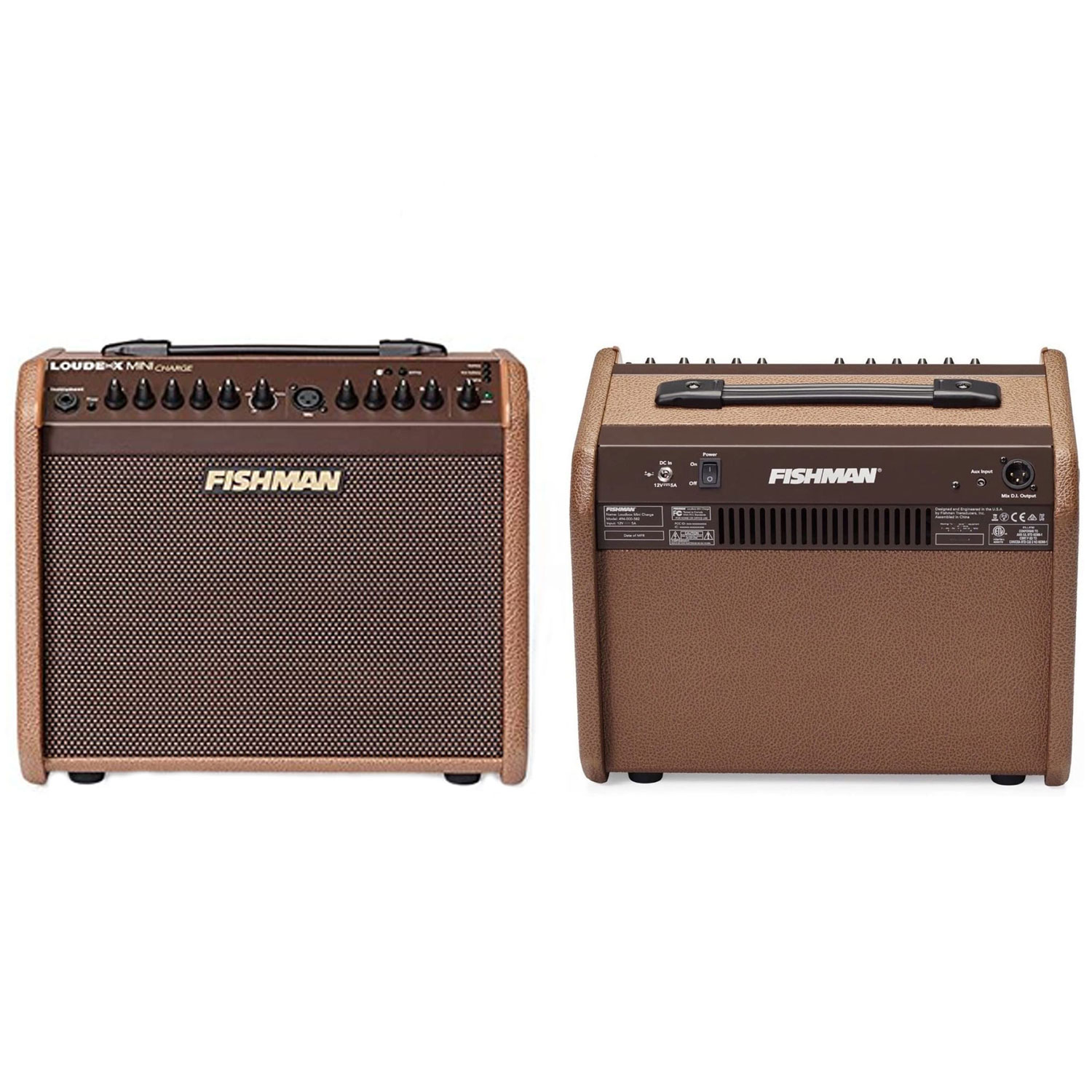 [Pin Sạc, Bluetooth] Fishman Loudbox Mini Charge 60W Battery Powered Guitar Amplifier - Ampli cho Đàn Guitar &amp; Nhạc cụ mộc Acoustic - Kèm Móng Gẩy DreamMaker