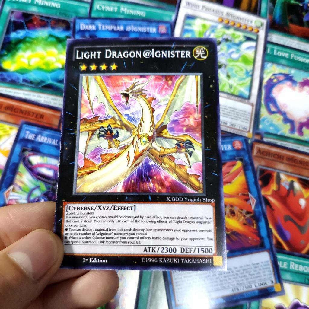 Bài Yugioh ️️ Thẻ bài Yugioh VRAINS Ignister deck 54 lá