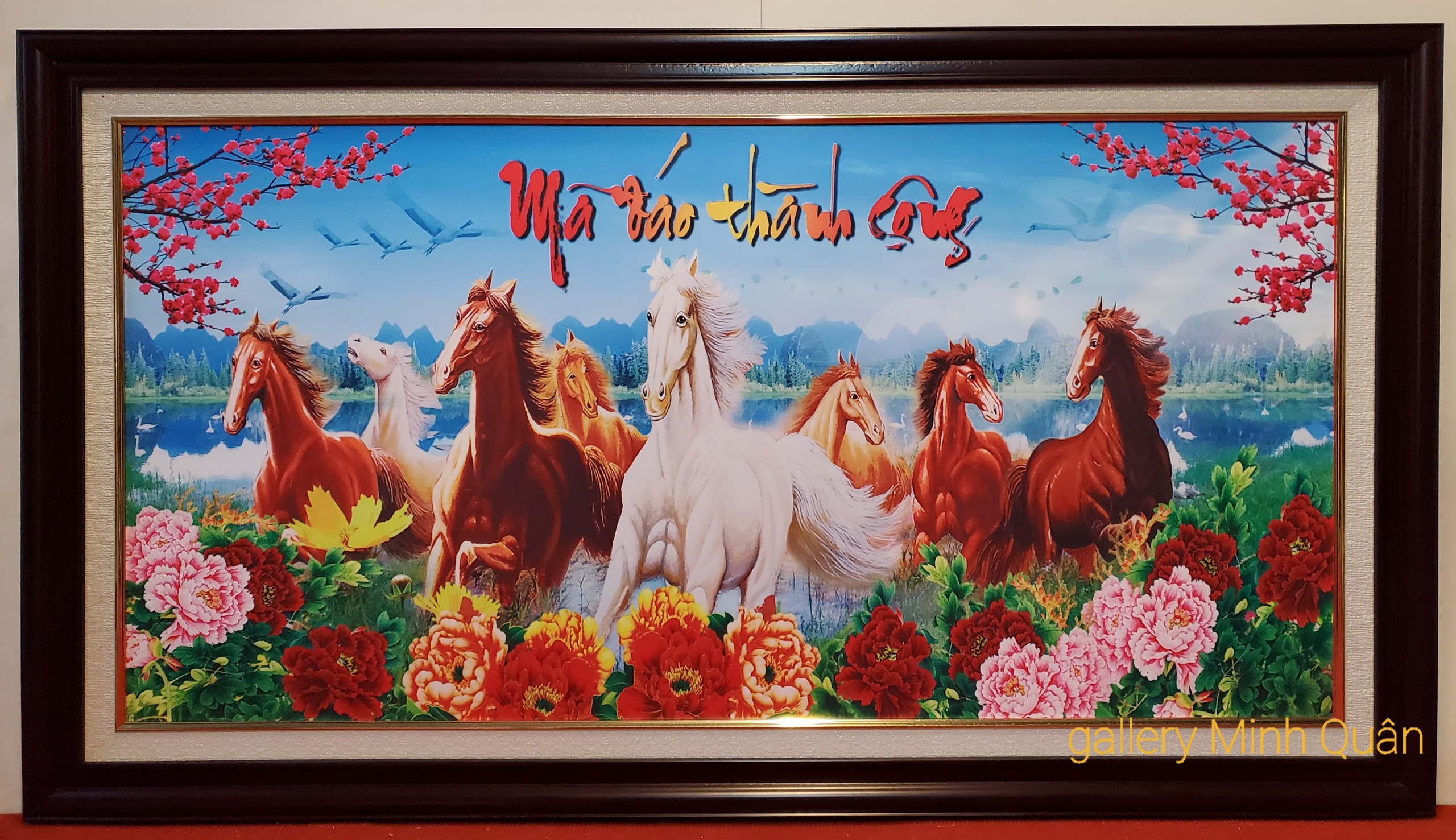 Mã đáo thành công”Tranh treo phong thủy”