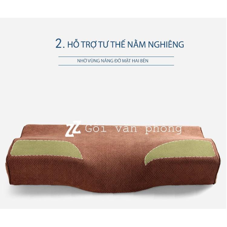 BẢO HÀNH 5 NĂM - Gối Ngủ Cao Su Non Lượn Sóng Cỡ Lớn - Chống Vẹo Cổ, Đau Vai Gáy ZURI PILLOW GDH04