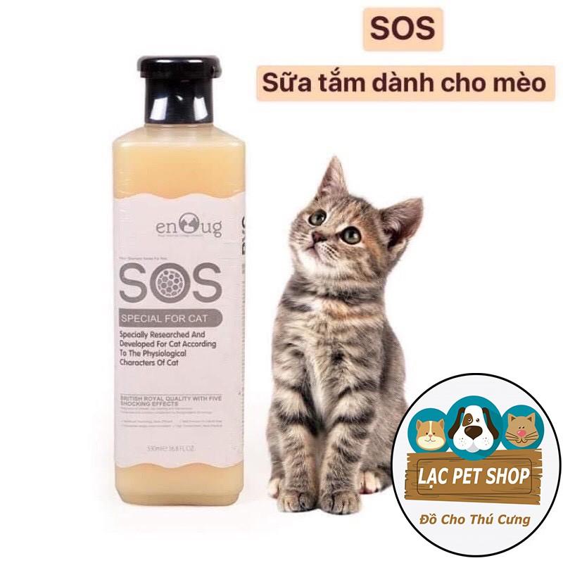 Sữa Tắm SOS Cho Chó Mèo 530ml - Sữa Tắm Chính Hãng Chất Lượng Cao Cho Thú Cưng