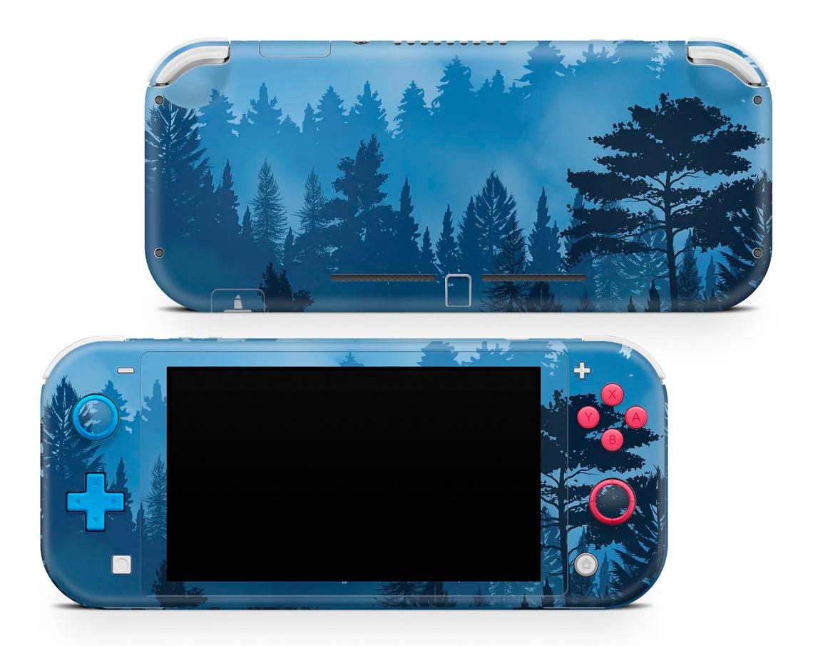 Skin decal dán Nintendo Switch Lite mẫu Deep Blue Moonlight (dễ dán, đã cắt sẵn)