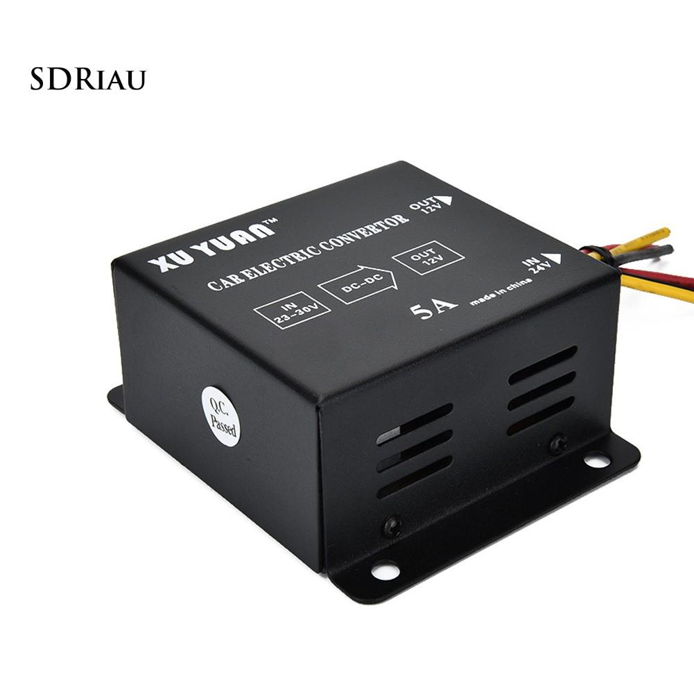 Bộ Chuyển Đổi Điện Áp 5a 24v Sang 12v Chuyên Dụng Cho Xe Hơi