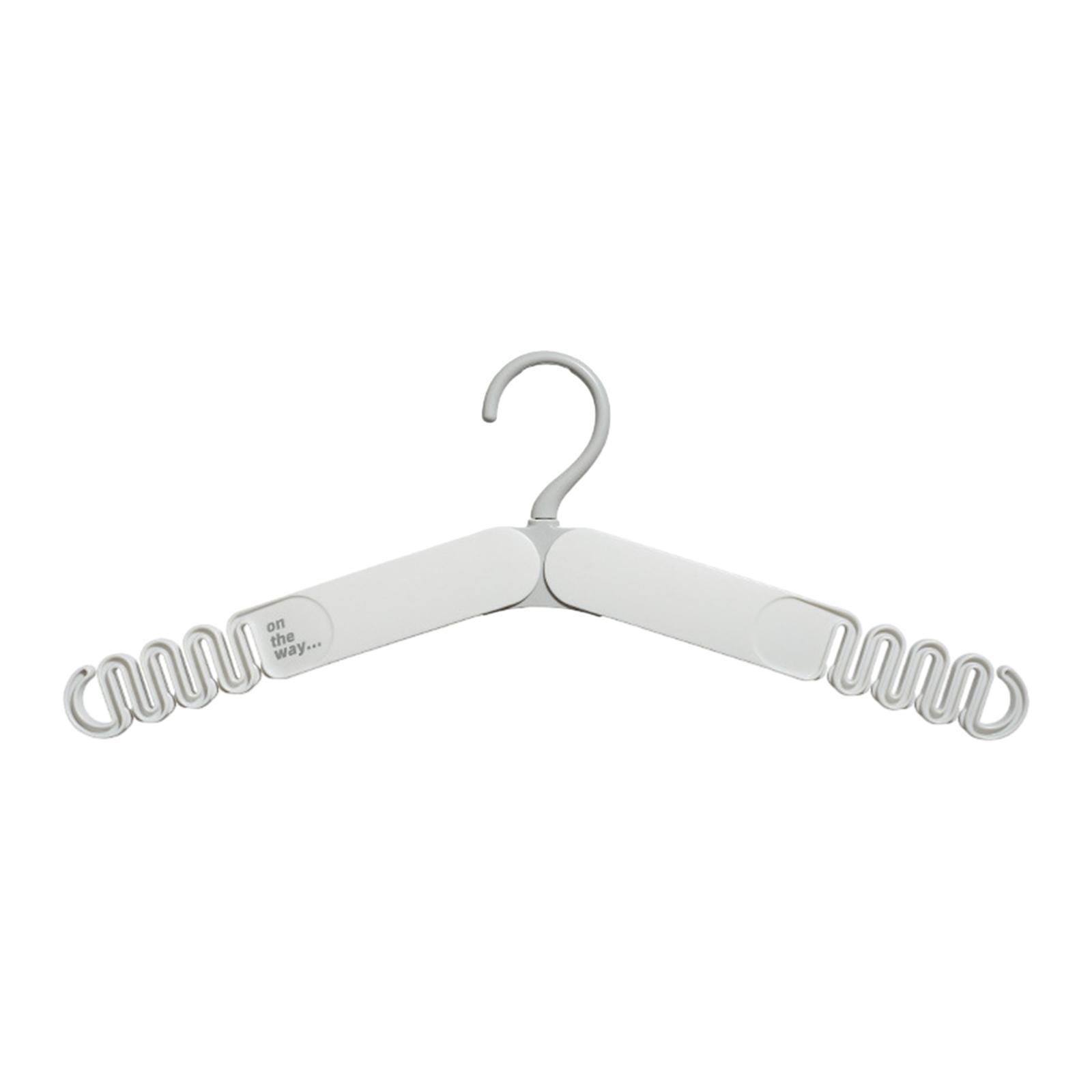 Foldable Travel Hanger Non Slip Collapsible Hanger for Clothing Dress Shirts