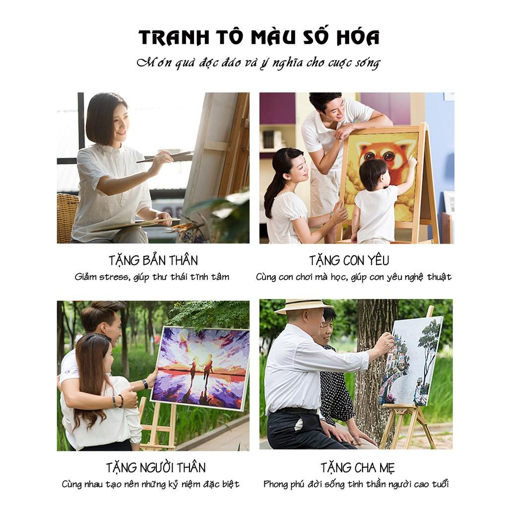 Tranh số hóa tuyển chọn nhiều chủ đề siêu sale BEE HAPPY chi tiết, chuẩn màu