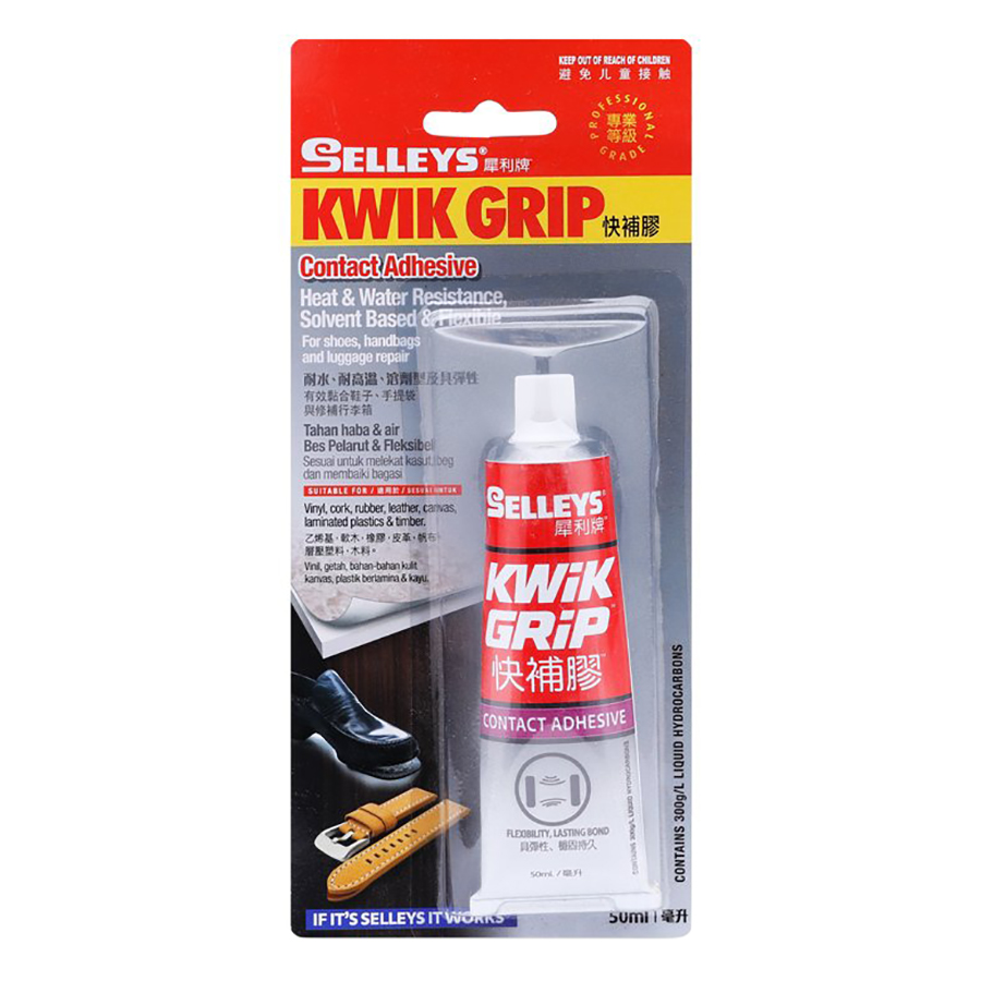 Keo Dán Giày, Dây Nịt Đa Năng Selleys Kwik Grip (50ml)