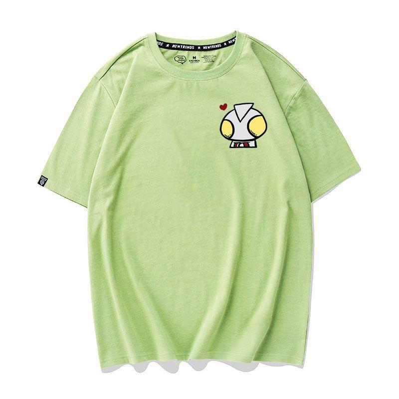 Áo Thun Nam Nữ Tay Ngắn Hình Icon Điện Quang Nhiều Màu - Unisex - Cotton - Mã AT021