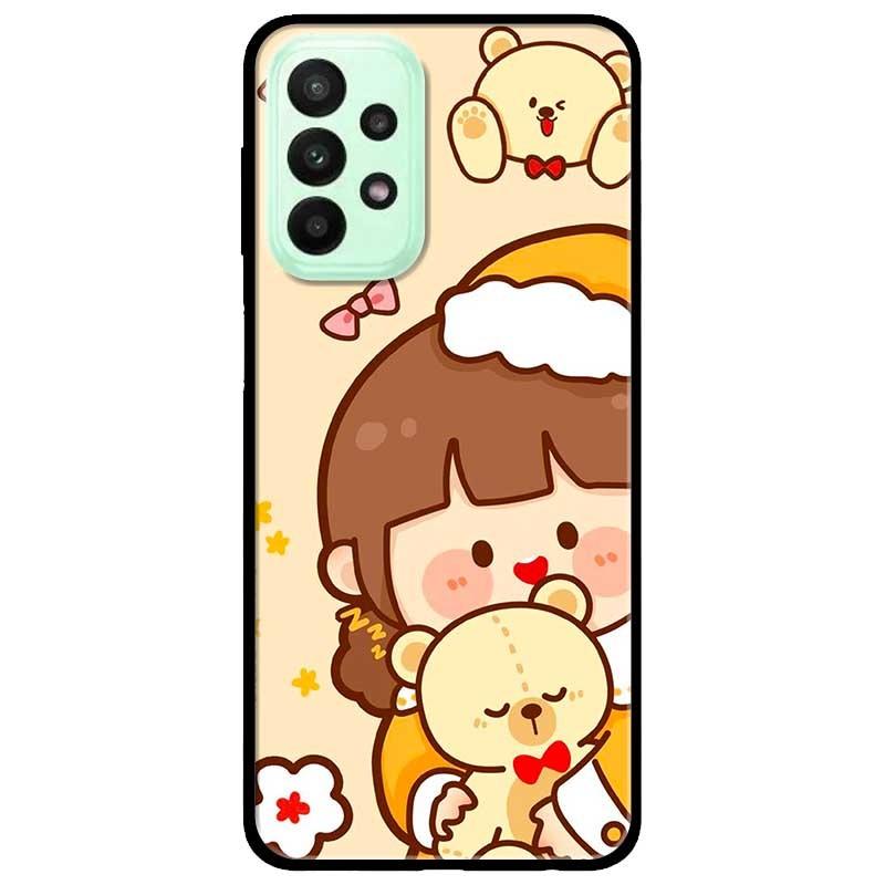 Ốp lưng dành cho Samsung A23 - A53 - A73 - Gấu Cute