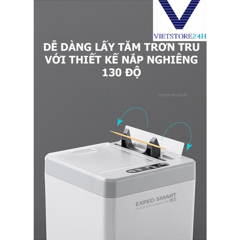 hộp đựng tăm cảm ứng lấy tăm tự động thông minh tiện lợi cao cấp gd00019