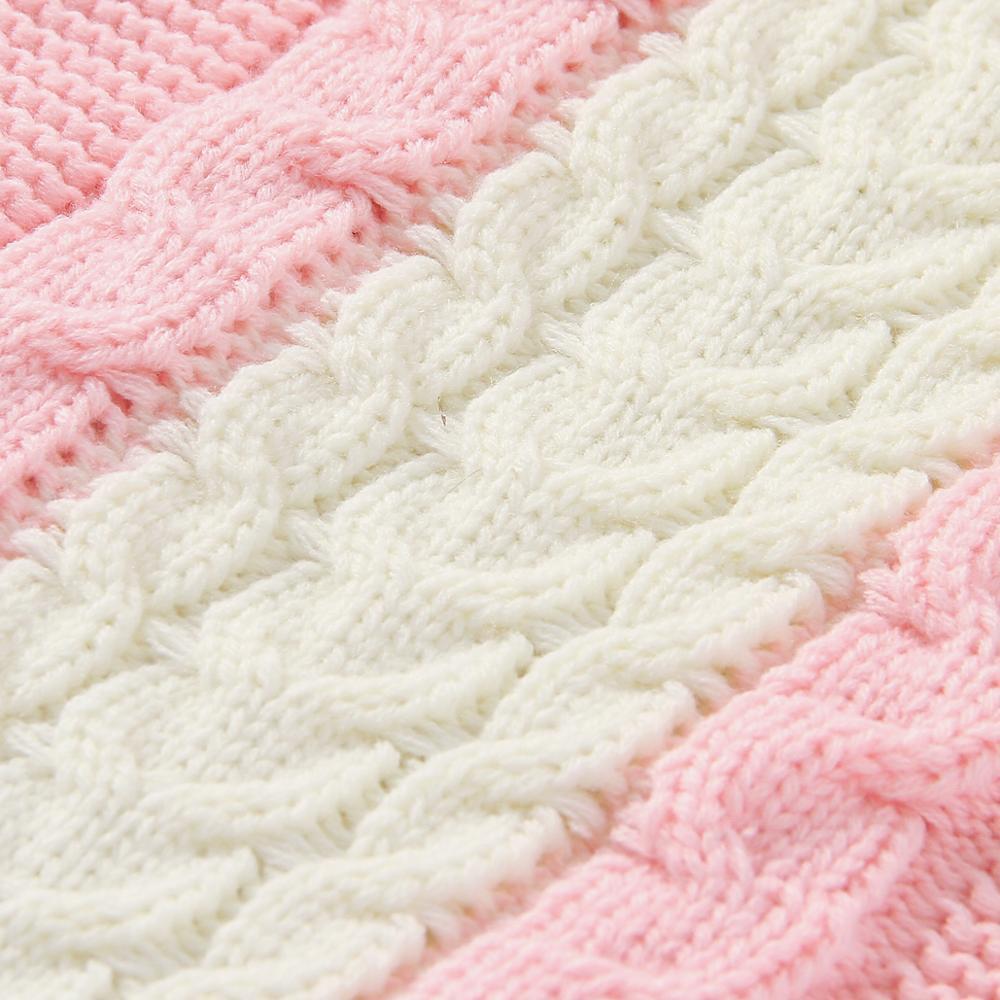 Túi Ngủ Cho Bé Trai Bé Gái Trẻ Sơ Sinh Bao Ngủ Bao Footmuff Cho Xe Đẩy Dệt Kim Trẻ Em Sleepsack Sơ Sinh Đầm Đan Slaapzak