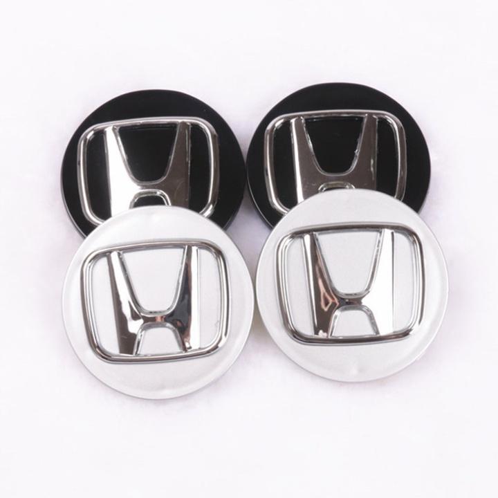 Logo chụp mâm bánh xe ô tô Honda đường kính 69mm, chất liệu nhựa ABS cao cấp