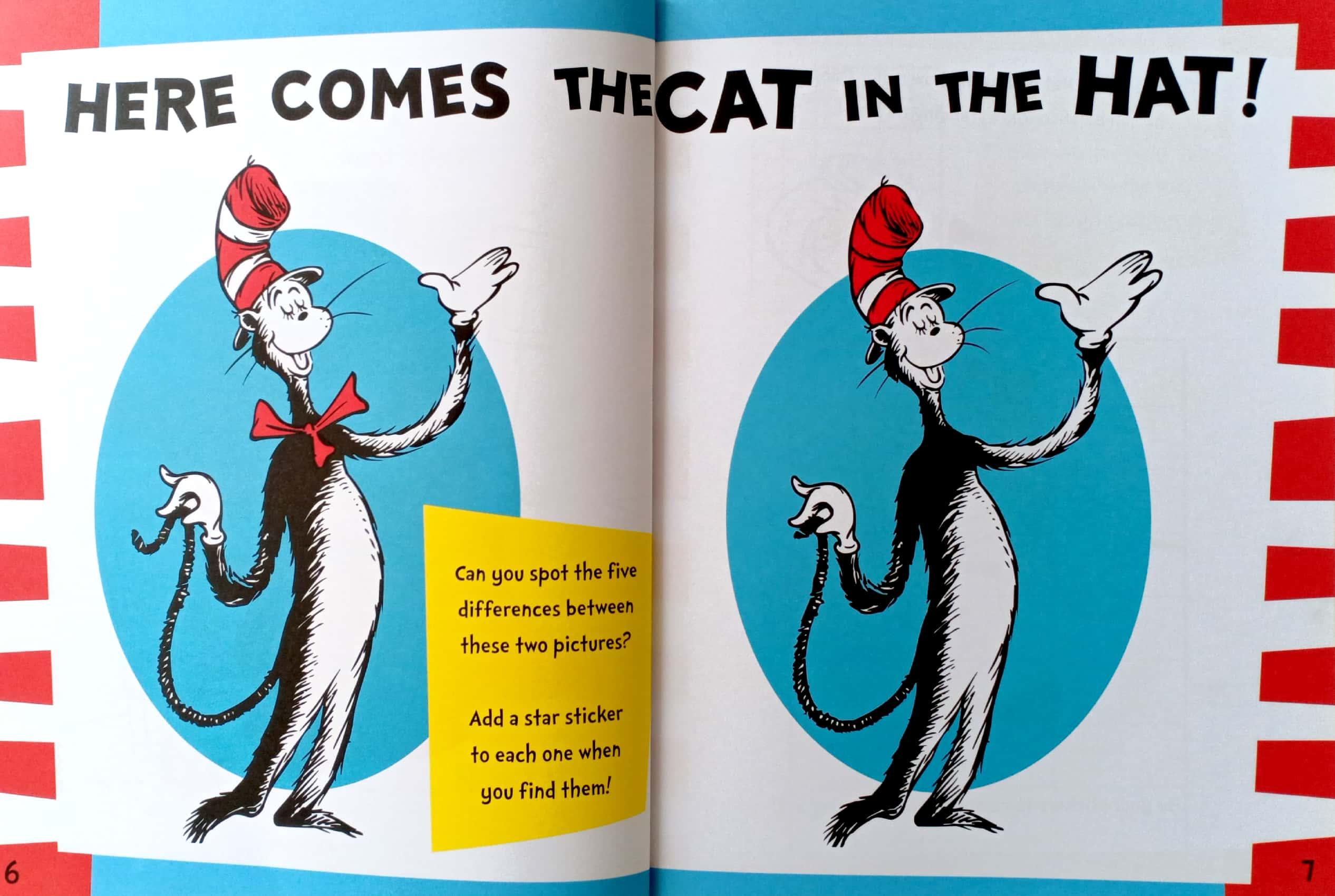 The Cat in the Hat Sticker Activity Book. 60th Birthday Edition