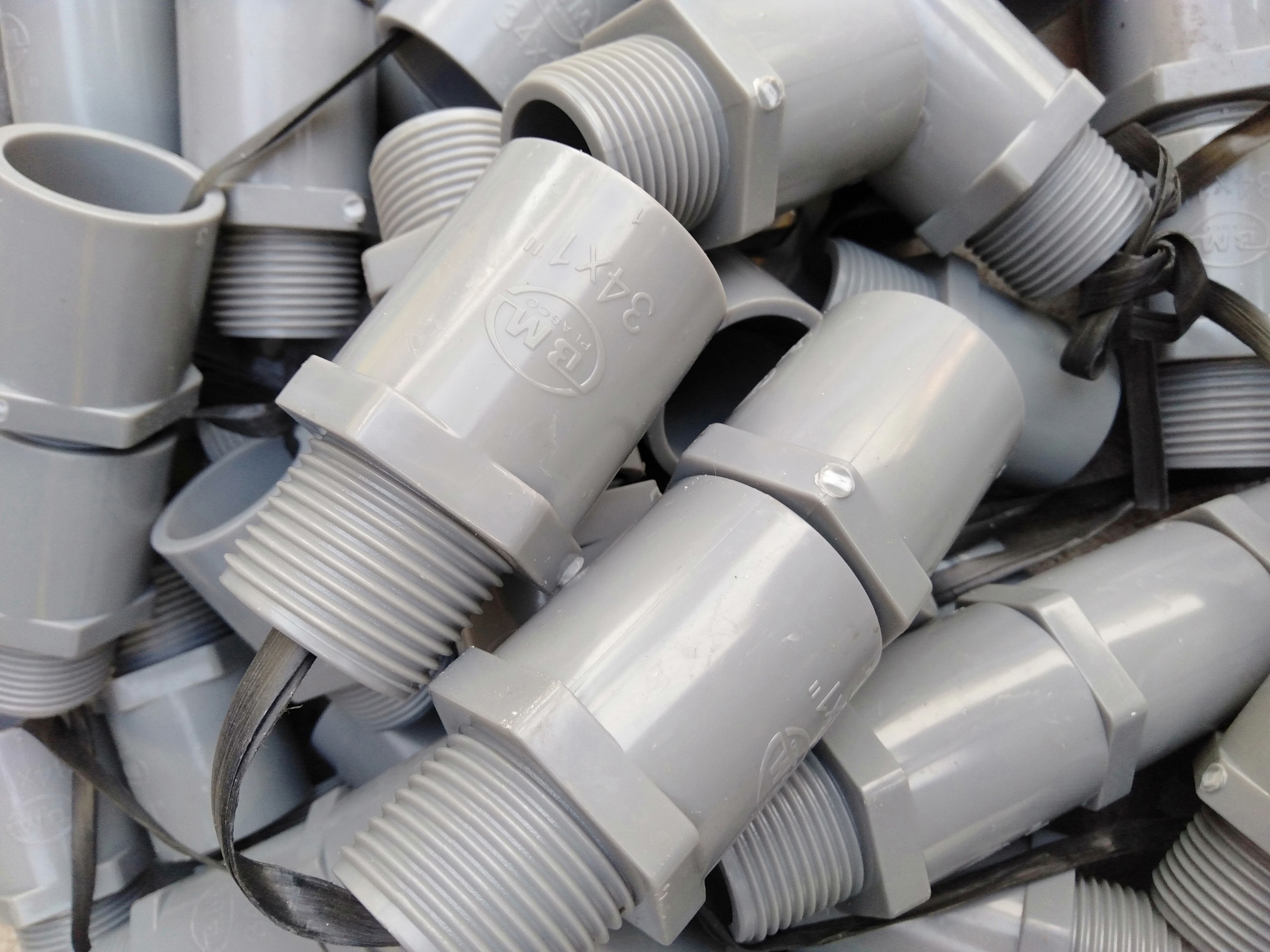 Nối ren ngoài 34 nhựa PVC Bình Minh _ 5 cái