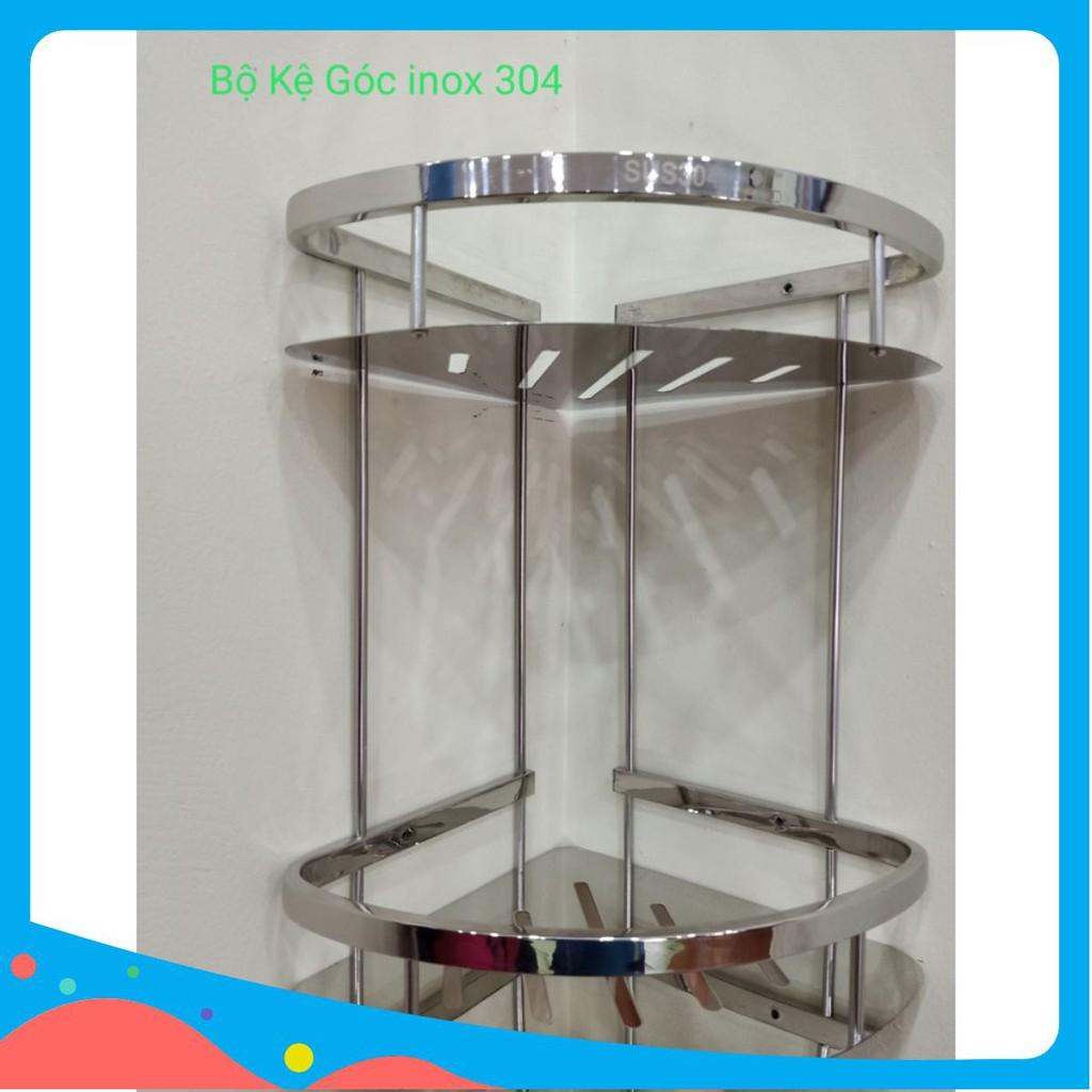 Kệ góc inox dùng đựng đồ
