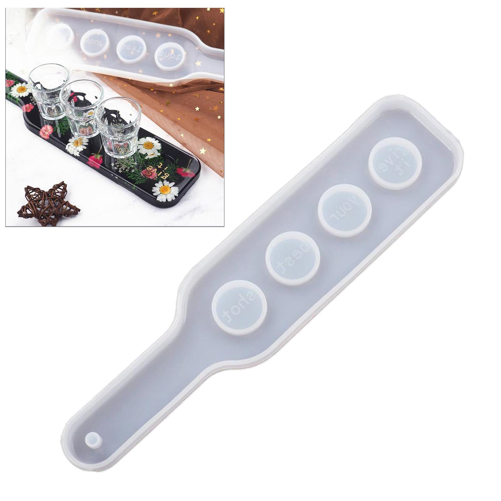 Silicone Coaster Mold Resin Casting Mold DIY Epoxy Fruit Tray Mould Craft