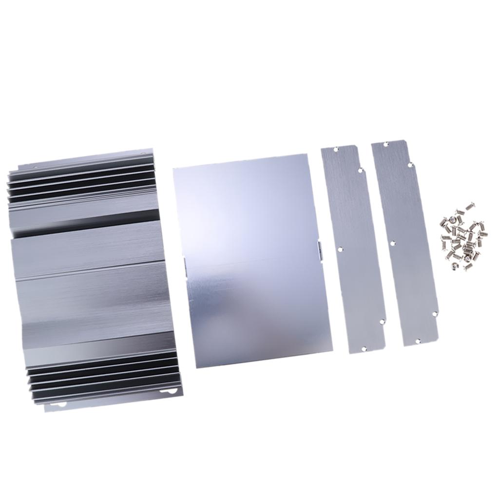 250x140x53mm Aluminum PCB instrument Box Enclosure DIY Electronic Case NEW
