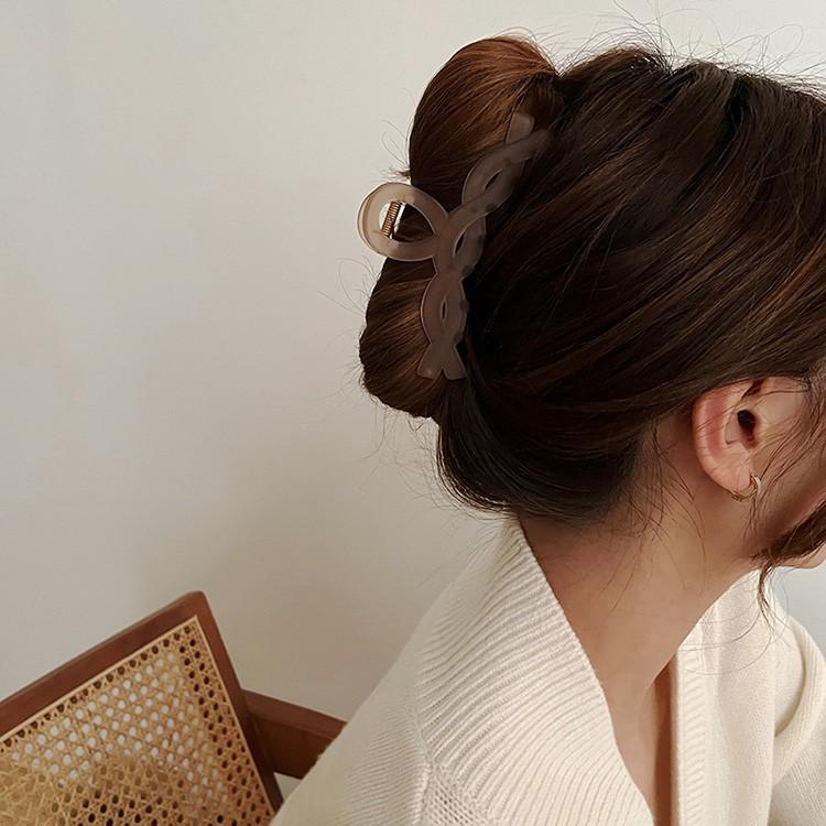 Kẹp tóc vân xoắn, cặp tóc càng cua phong cách Hàn Quốc - tiemcuaxu