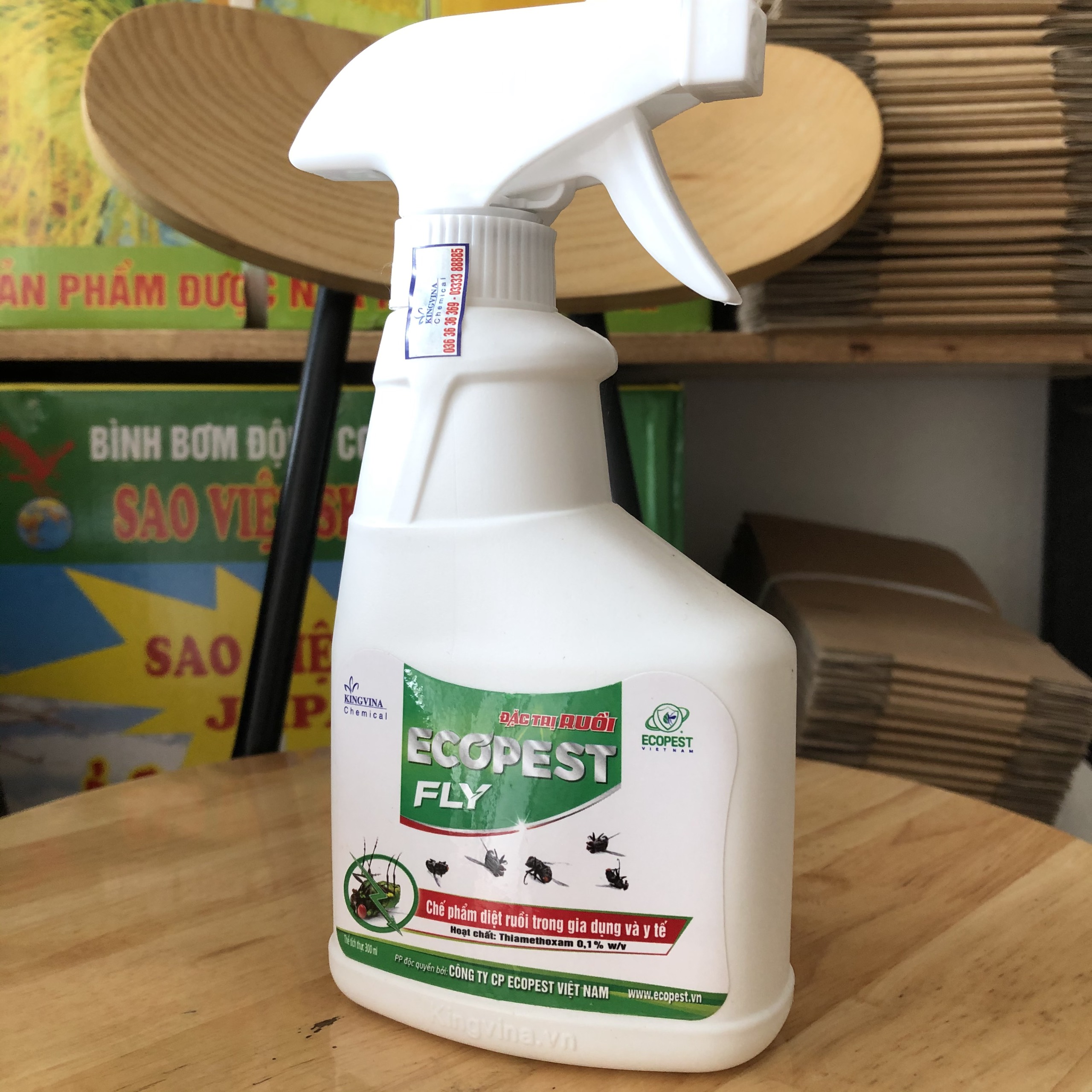 Thuốc diệt ruồi dạng xịt Ecopest Fly 300ml, diệt ruồi hiệu quả 100%, hàng chất lượng cao