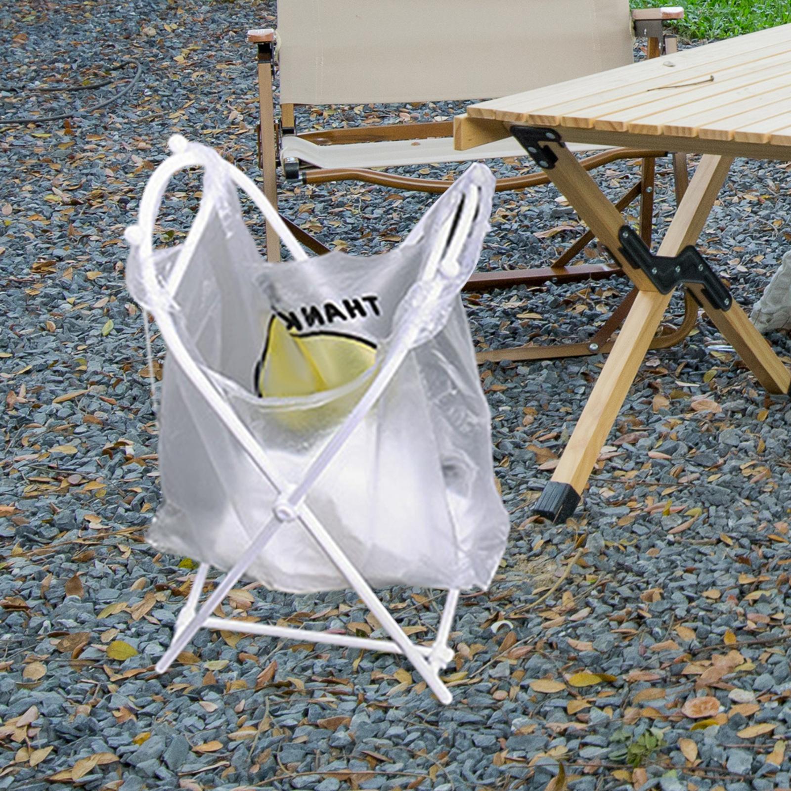 Garbage Bag Holder Frame Lightweight Gardening Leaves Trash Bag Holder Stand