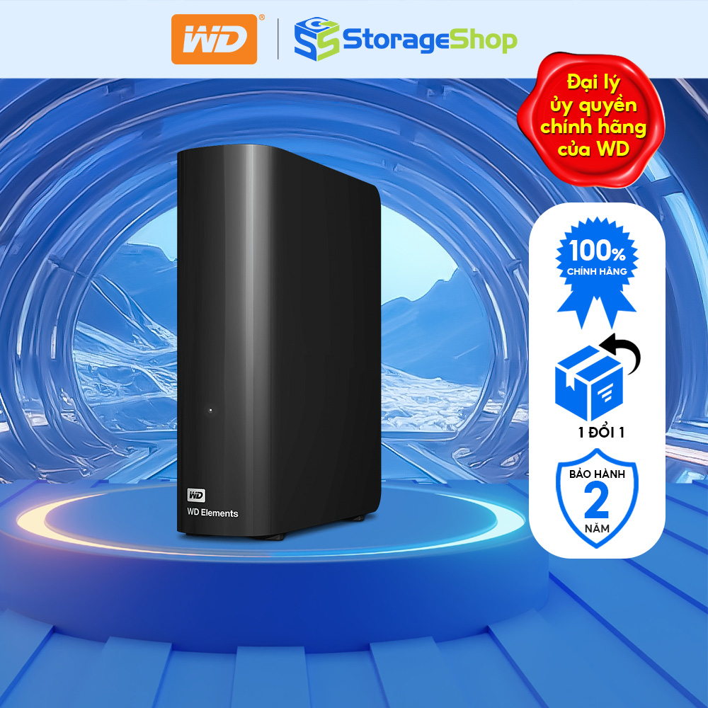 Ổ Cứng Di Động WD Elements 4TB/6TB/8TB/10TB/12TB/14TB 3.5 in.ch Hàng Chính Hãng