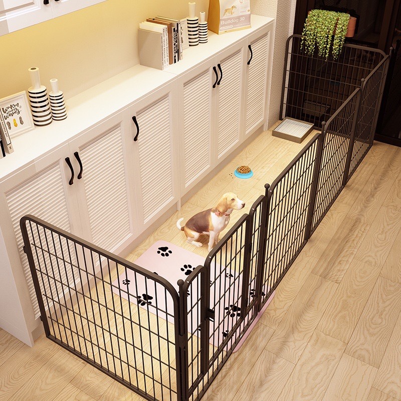 Chuồng Quây Chó Lớn - Nan Ống Siêu Dày Cap cấp - Gồm 6 tấm ghép 60&60 hoặc 70*80cm
