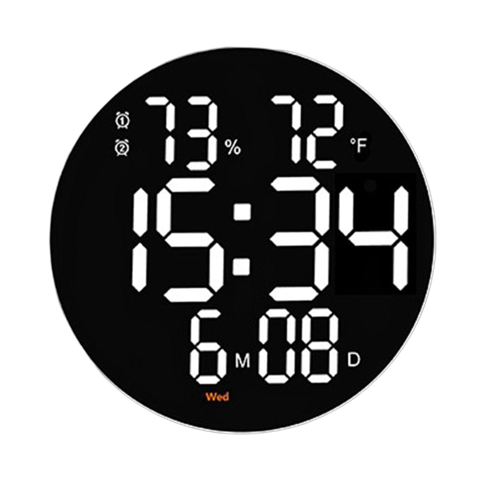 Wall Clock USB Powered Clock Digital Clock for Living Room