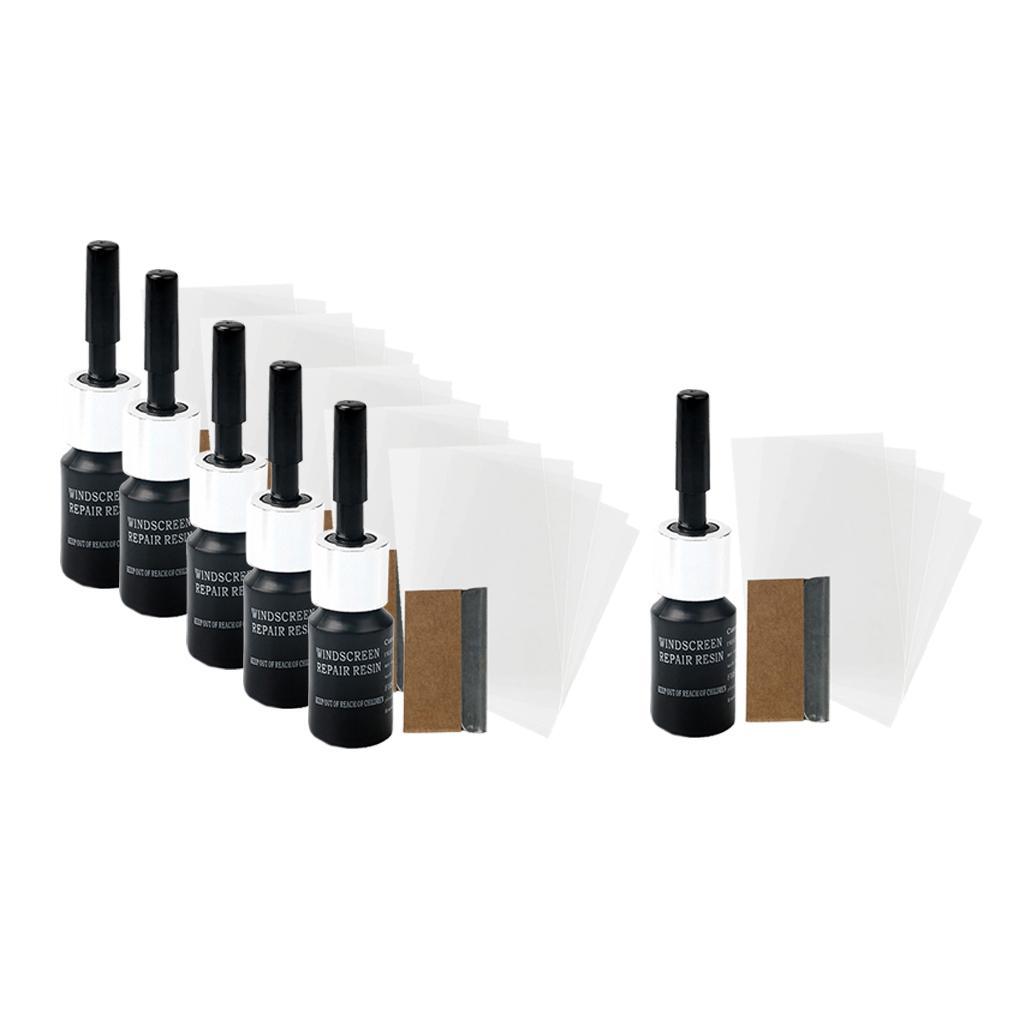 6x Car Windscreen Windshield Glass  Kit For Chips Cracks Scratches