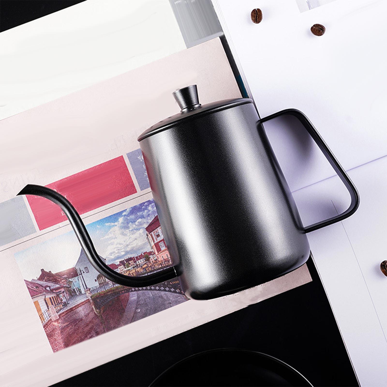 Long Narrow Stainless Steel Pour Over Kettle 350ML