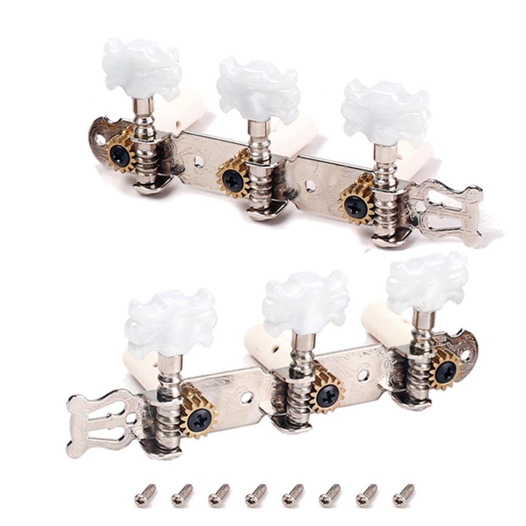 2pcs Classical Guitar Tuner Tuning Pegs Machine Heads Guitar Accessories
