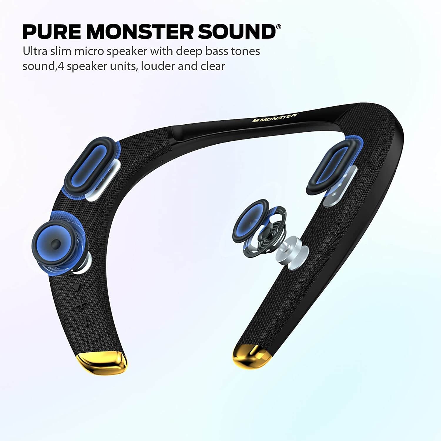 Loa Bluetooth Đeo Cổ Monster Boomerang Petite MS32103 Chính Hãng - Bảo hành 12 tháng - Hàng Chính Hãng