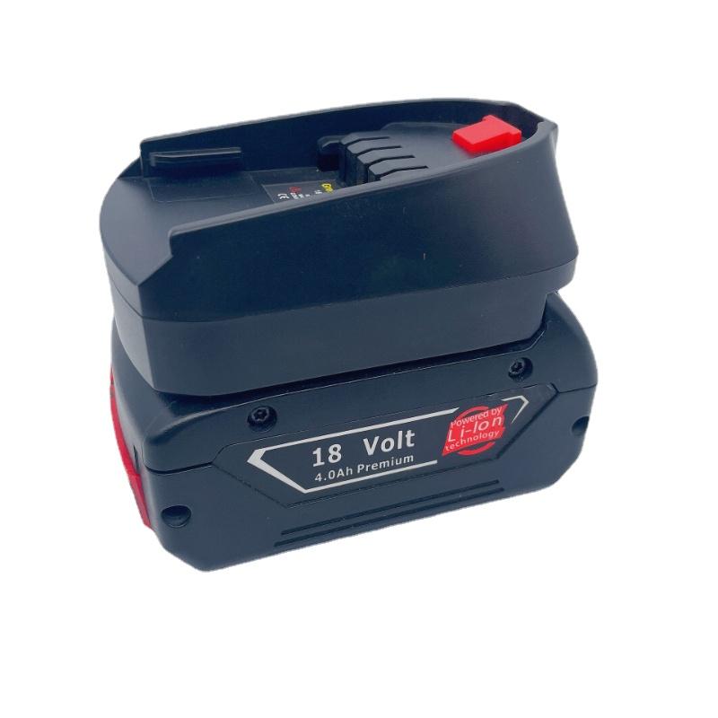 Bộ điều hợp pin ZWINCKY Sử dụng cho Bosch Li-ion Pin Bat618 trên công cụ năng lượng điện gia đình Thay thế tất cả các bộ chuyển đổi màu xanh lam 18V