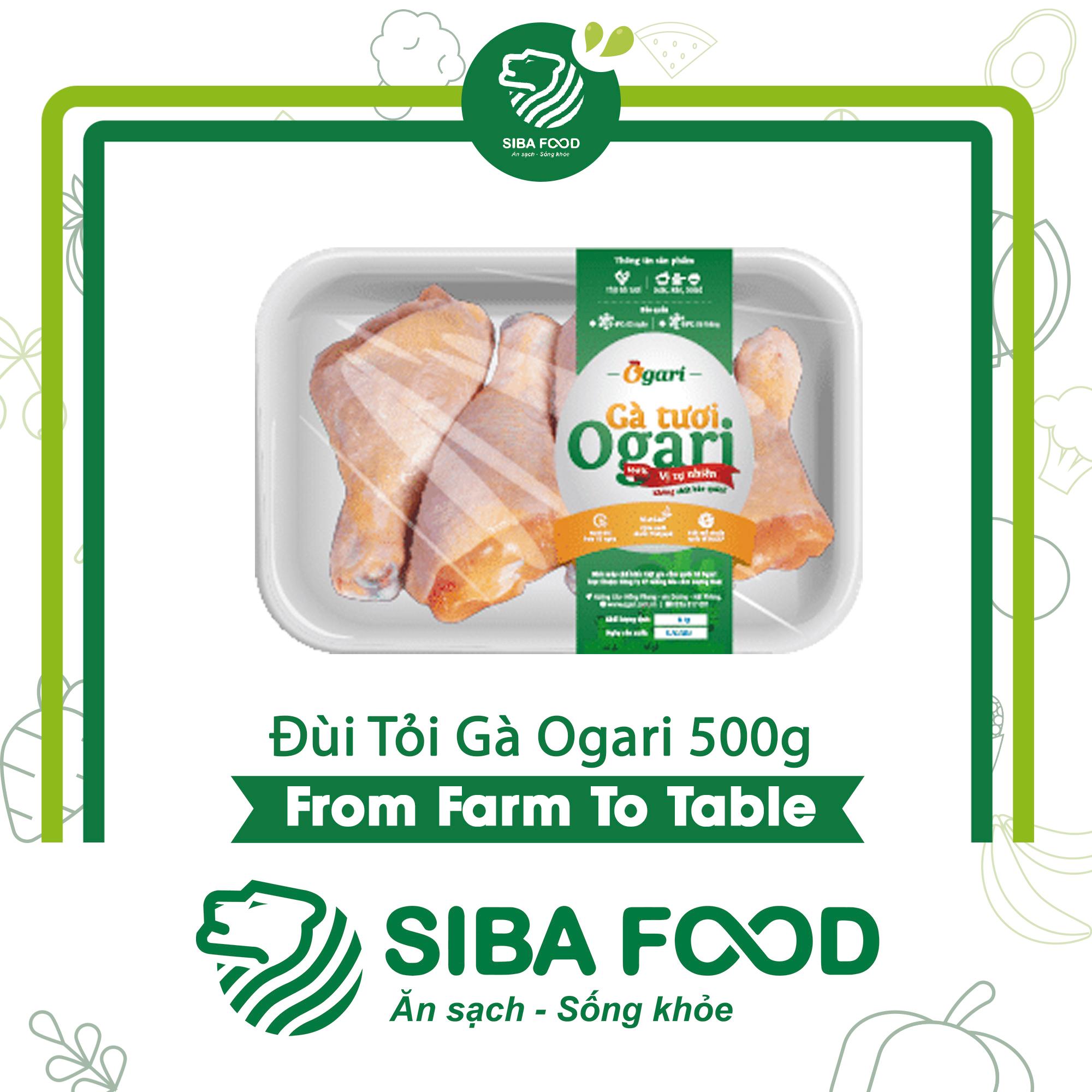 Đùi tỏi gà Ogari 500gr