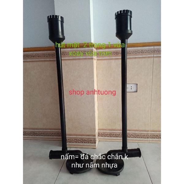 Combo hút mặt hút đáy cho bể kính bể bạt của tất cả các dòng bơm