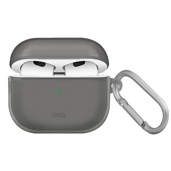 HÀNG CHÍNH HÃNG - Ốp  dành Cho Airpods 3 UNIQ Glase Hang Hiện Đại Vỏ TPU Cứng Cáp Chống Sốc Tương Thích Sạc Không Dây