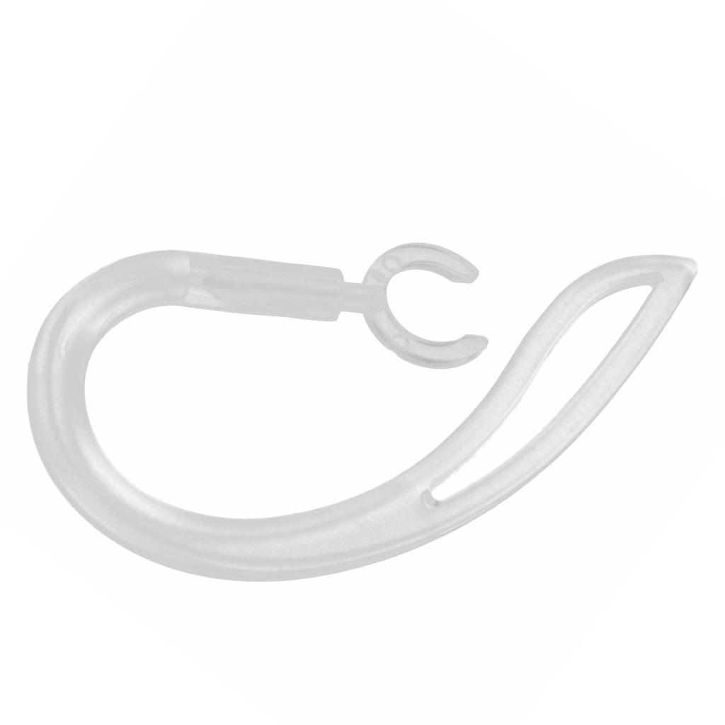 4 Pieces Spare Earhook Ear  Earloop 8mm For Bluetooth Headset