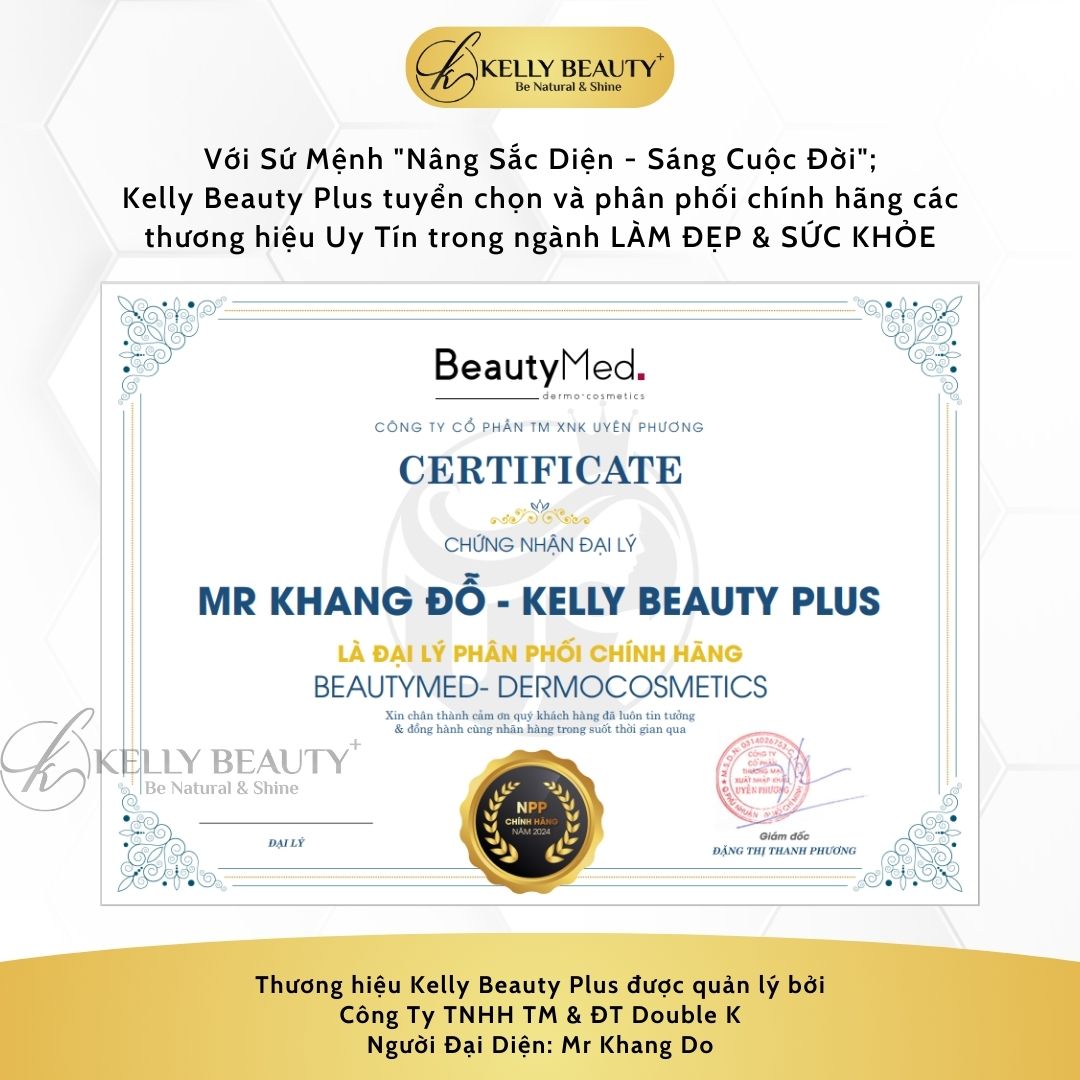 Mặt Nạ Sinh Học Dưỡng Sáng Da BeautyMed ABM Clarifying Bio-cellulose Mask | Kelly Beauty