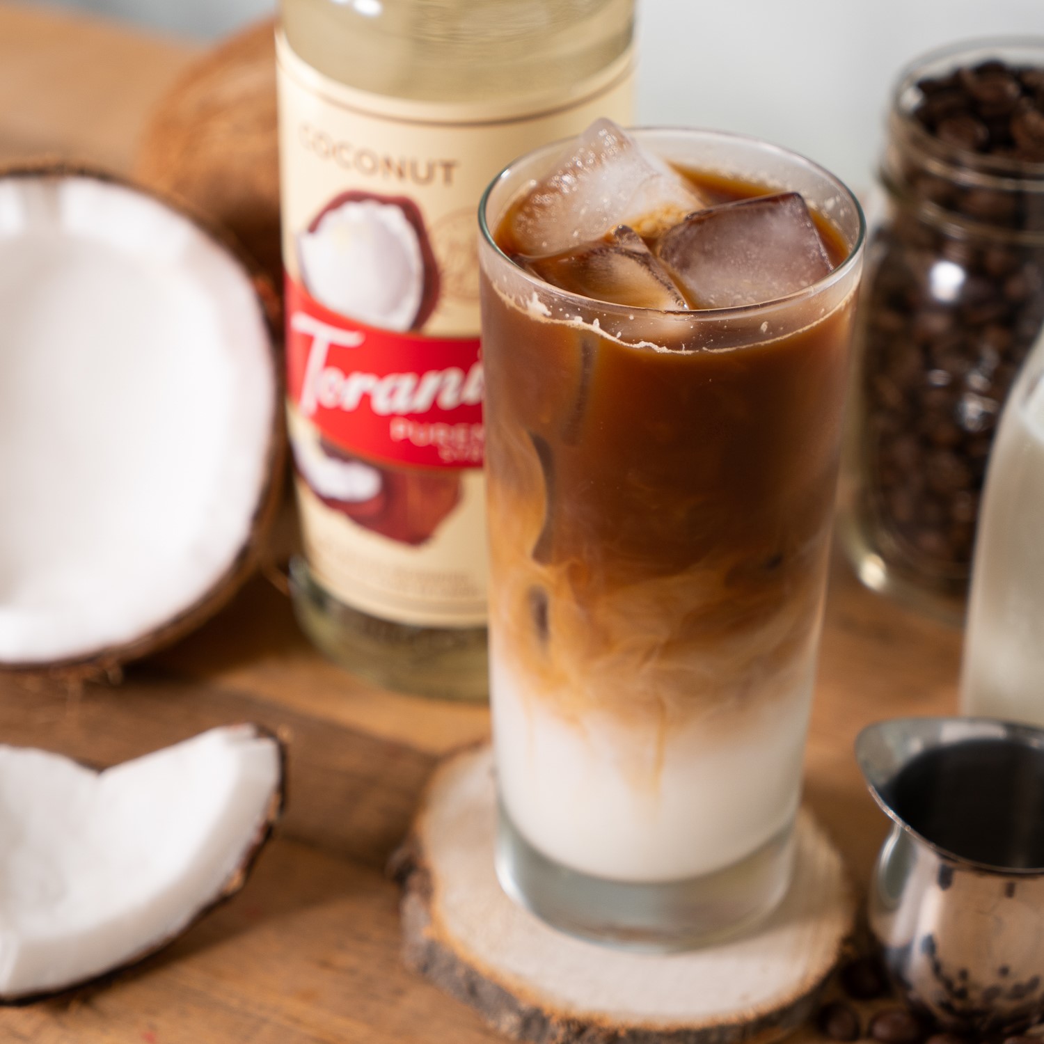Sirô Pha Chế Hương Vị Dừa Torani Puremade Coconut Syrup 750ml Mỹ