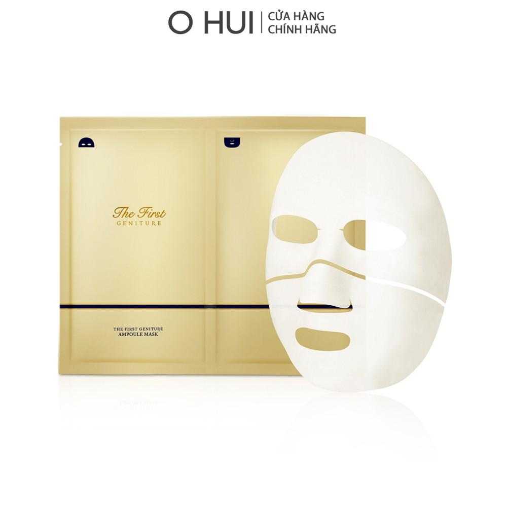 Mặt nạ tinh chất vàng 24k làm sáng và tái sinh da OHUI The First Geniture Ampoule Mask 40ml-Gimmick