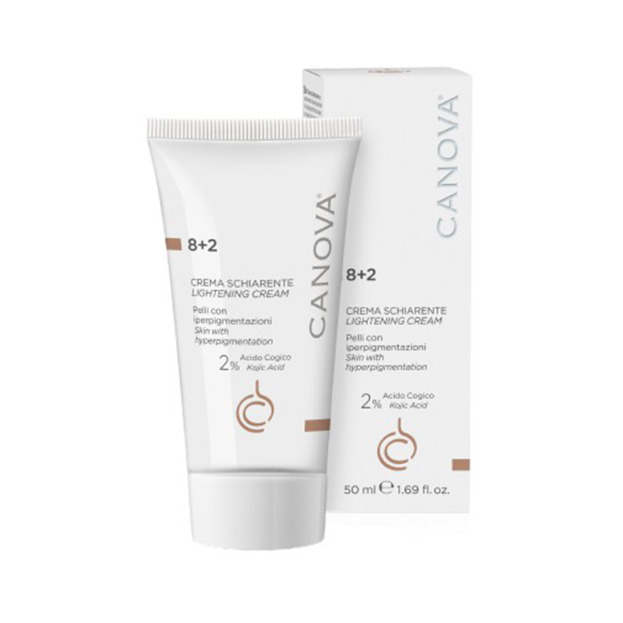 Kem mờ nám, sáng da ngày đêm Canova 8+2 Crema Schiarente Lightening Cream 50ml