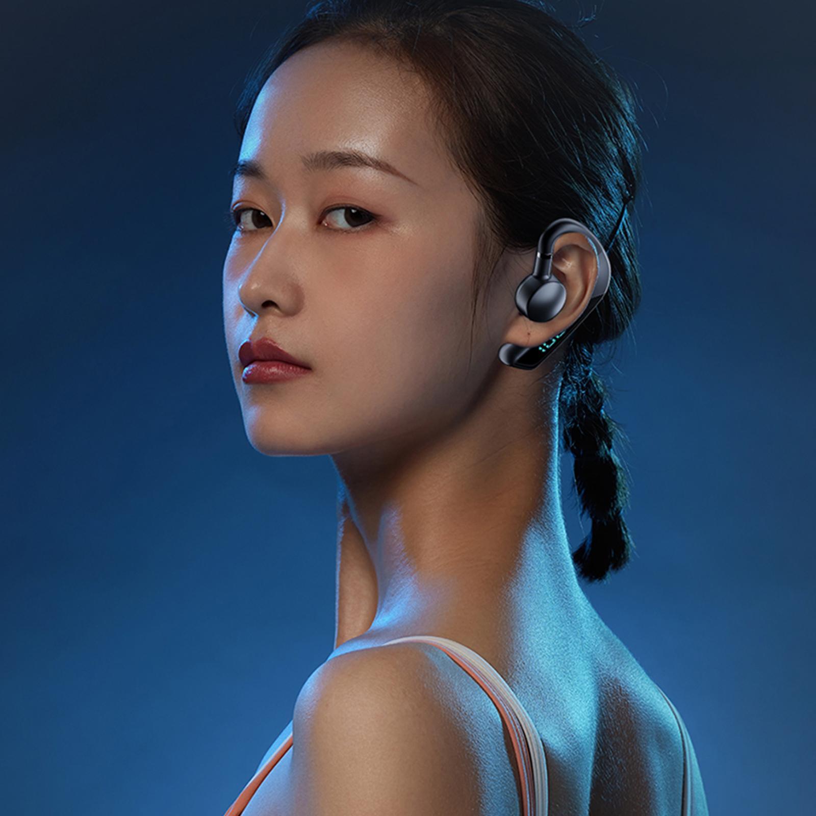 Bone Conduction Headphones Sweat Resistant 30 Hours Music Wireless Earbuds for Workout Driving