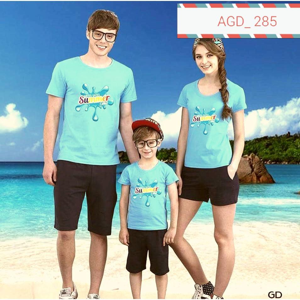 Áo thun in họa tiết summer - MÃ AGD 284