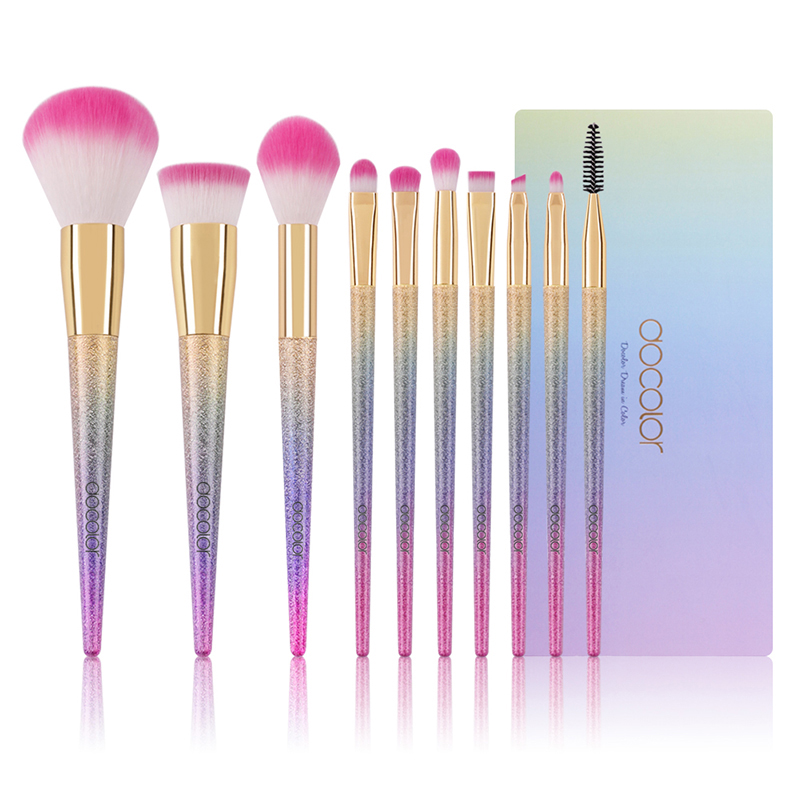 Bộ Cọ Trang Điểm Docolor 10 Pieces Fantasy Brush Set