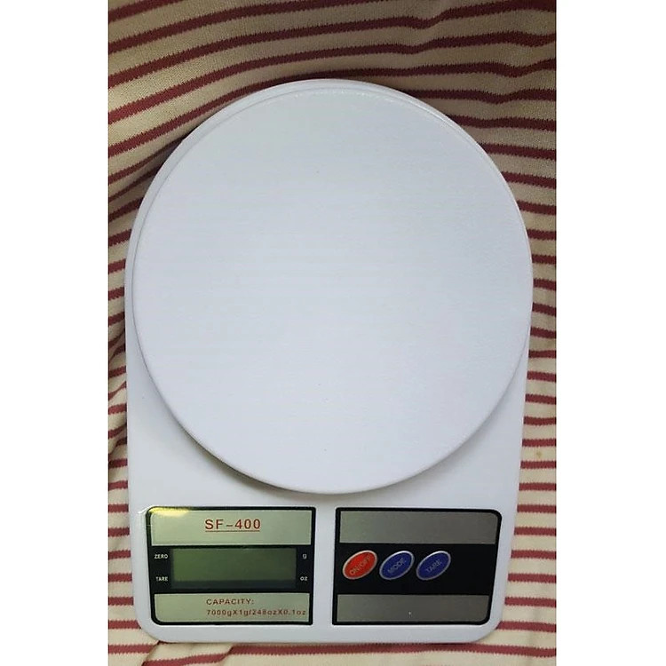 Cân Điện Tử Để Bàn Nhà Bếp 7KG SF-400 Kèm Pin Tiện Dụng - Hàng chính hãng