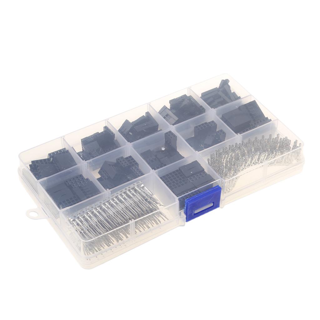 620 Pcs 40 Pin 2.54mm Pitch Single Row Pin Headers Dupont Connector