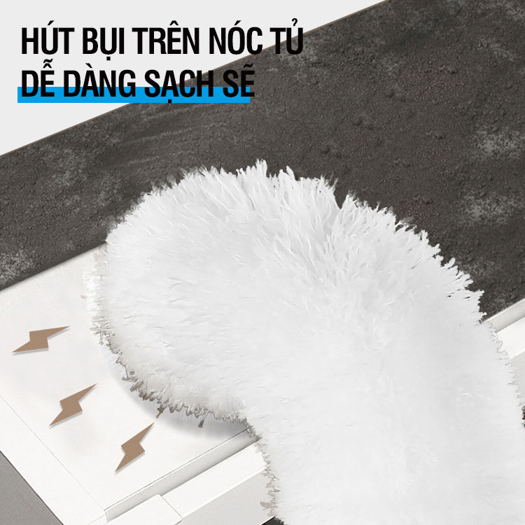 Chổi Quét Trần Nhà OKwife HD-7823A-40 - Cây Quét Mạng Nhện Đa Năng, Chổi Lông Quét Bụi Trần Nhà
