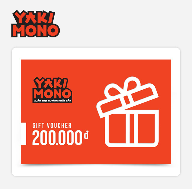 Hình ảnh Giftpop - Phiếu Quà tặng Yakimono 200K