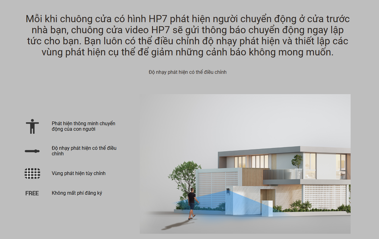 CAMERA CHUÔNG CỬA TÍCH HỢP MÀN HÌNH 7 INCH EZVIZ HP7 3MP - MỞ CỬA TỪ XA, ĐÀM THOẠI, TÍCH HỢP NHẠC CHUÔNG